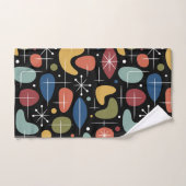 Mid Century Modern Starburst Pattern バスタオルセット (ハンドタオル)
