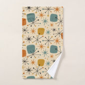 Mid Century Modern Starburst Pattern バスタオルセット (ハンドタオル)