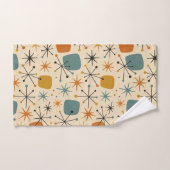 Mid Century Modern Starburst Pattern バスタオルセット (ハンドタオル)