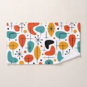 Mid Century Modern Starburst Pattern バスタオルセット (ハンドタオル)
