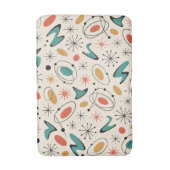 Mid Century Modern Starburst Pattern バスマット (正面縦)