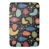 Mid Century Modern Starburst Pattern バスマット (正面縦)