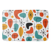 Mid Century Modern Starburst Pattern バスマット (正面)