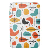 Mid Century Modern Starburst Pattern バスマット (正面縦)