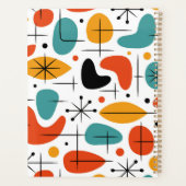 Mid Century Modern Starburst Pattern プランナー手帳 (裏面)