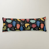 Mid Century Modern Starburst Pattern ボディピロー (裏面)