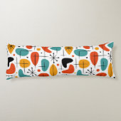 Mid Century Modern Starburst Pattern ボディピロー (裏面)