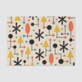 Mid Century Modern Starburst Pattern 薄葉紙 (正面)
