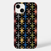 Mid Century Modern Starburst Pattern Case-Mate iPhoneケース (裏面)