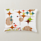 Mid Century Modern Starbursts and Globes アクセントクッション (裏面)