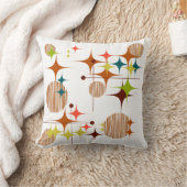 Mid Century Modern Starbursts and Globes クッション (ブランケット)