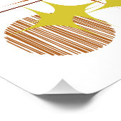 Mid Century Modern Starbursts and Globes ポスター (コーナー)