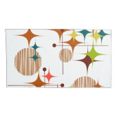 Mid Century Modern Starbursts and Globes 枕カバー (裏面-右)
