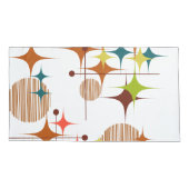 Mid Century Modern Starbursts and Globes 枕カバー (裏面-左)