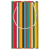 Mid-Century Modern Stripes スモールペーパーバッグ (裏面)