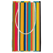 Mid-Century Modern Stripes スモールペーパーバッグ (正面)