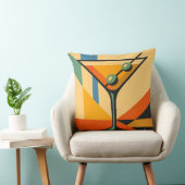 Mid Century Modern Sunrise Bauhaus Martini クッション (椅子)