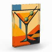 Mid Century Modern Sunrise Bauhaus Martini フォトブロック (左)