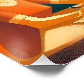 Mid Century Modern The Martini Cocktail Critics ポスター (コーナー)