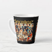 Mid Century Modern The Martini Intellectuals カフェラテマグ (左アングル)