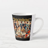 Mid Century Modern The Martini Intellectuals カフェラテマグ (右)