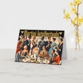 Mid Century Modern The Martini Intellectuals  カード (黄色い花)