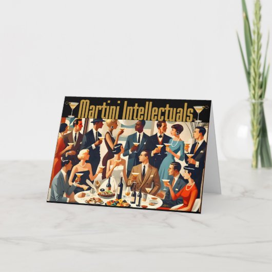 Mid Century Modern The Martini Intellectuals  カード (正面)