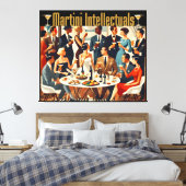 Mid Century Modern The Martini Intellectuals  キャンバスプリント (インサイチュ (寝室))