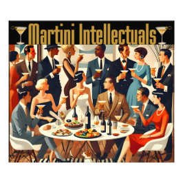 Mid Century Modern The Martini Intellectuals  フォトプリント