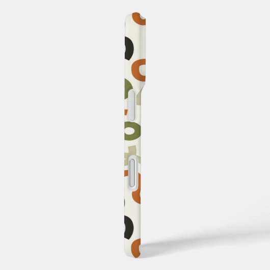Mid-Century Modern Wavy Abstract Phone Case Case-Mate iPhoneケース (裏面 / 右)