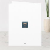 Mid-Century Mother and Daughter with Funny Caption カード (裏面)