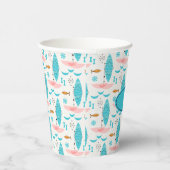 Mid Century Pink Catamaran 紙コップ (右)