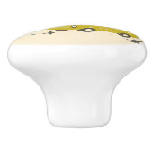 Mid-Century Retro Cars Atomic Starburst  セラミックノブ (側面)