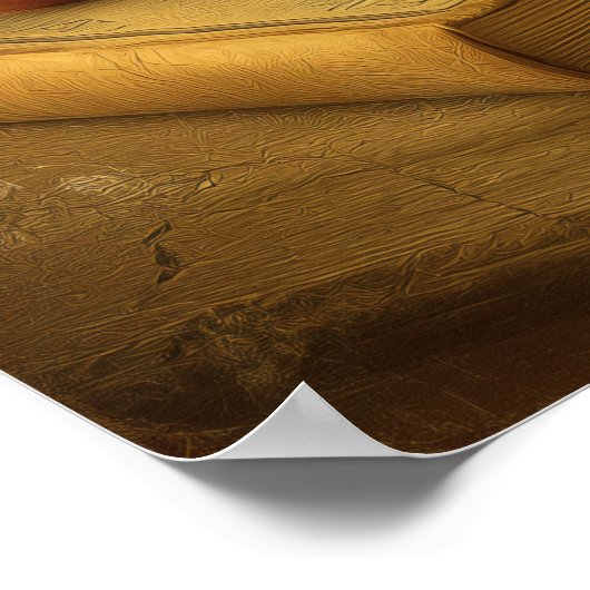 Mid-Century Retro Education Art – Timeless Journey ポスター (角)