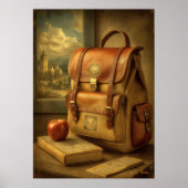 Mid-Century Retro Education Art – Timeless Journey ポスター (正面)