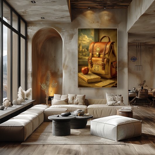 Mid-Century Retro Education Art – Timeless Journey ポスター