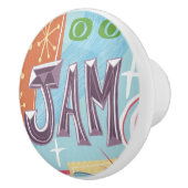 Mid-Century Retro Jam Ceramic Knob セラミックノブ (右)