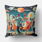 Mid Century Space Age Cocktail Party クッション (裏面)
