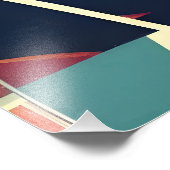 Mid Century Space Age Cocktail Party フォトプリント (角)