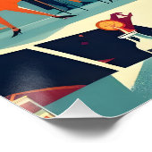 Mid Century Space Age Cocktail Party ポスター (コーナー)