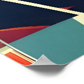 Mid Century Space Age Cocktail Party ポスター (角)