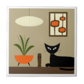 Mid Century Tabletop Cat with Mod Pods タイル (正面)