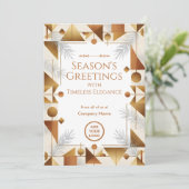 Mid-Century Tinsel & Brass Corporate  シーズンカード (スタンド正面)