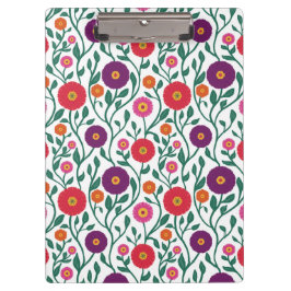 Mid-Century Vine Flower | Garden Garland White クリップボード