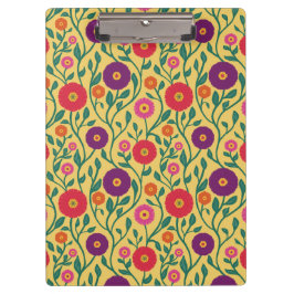 Mid-Century Vine Flower | Garden Garland Yellow クリップボード