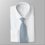 Mid Dusty Blue Hidden Initials Solid Color ネクタイ<br><div class="desc">Mid Dusty Blue Hidden Initials Solid Color. For weddings or everyday use, with initials hIdden on the back which you can easily personalise or delete if not required. Can be changed to any color of your choice via the Customize Further option, or please message me if you need help with...</div>