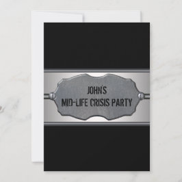 Mid Life Crisis Mans 40th Birthdayパーティー 招待状