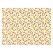 Mid Mod Grungy Risograph Farmers Market Fruit テーブルクロス (正面(横))