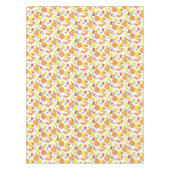 Mid Mod Grungy Risograph Farmers Market Fruit テーブルクロス (正面)