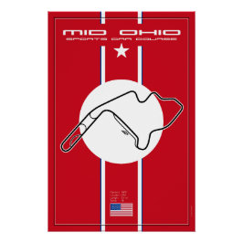 Mid Ohio Sports Car Course ポスター